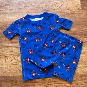 Hanna Spidey short johns, size 110/5T VGUC